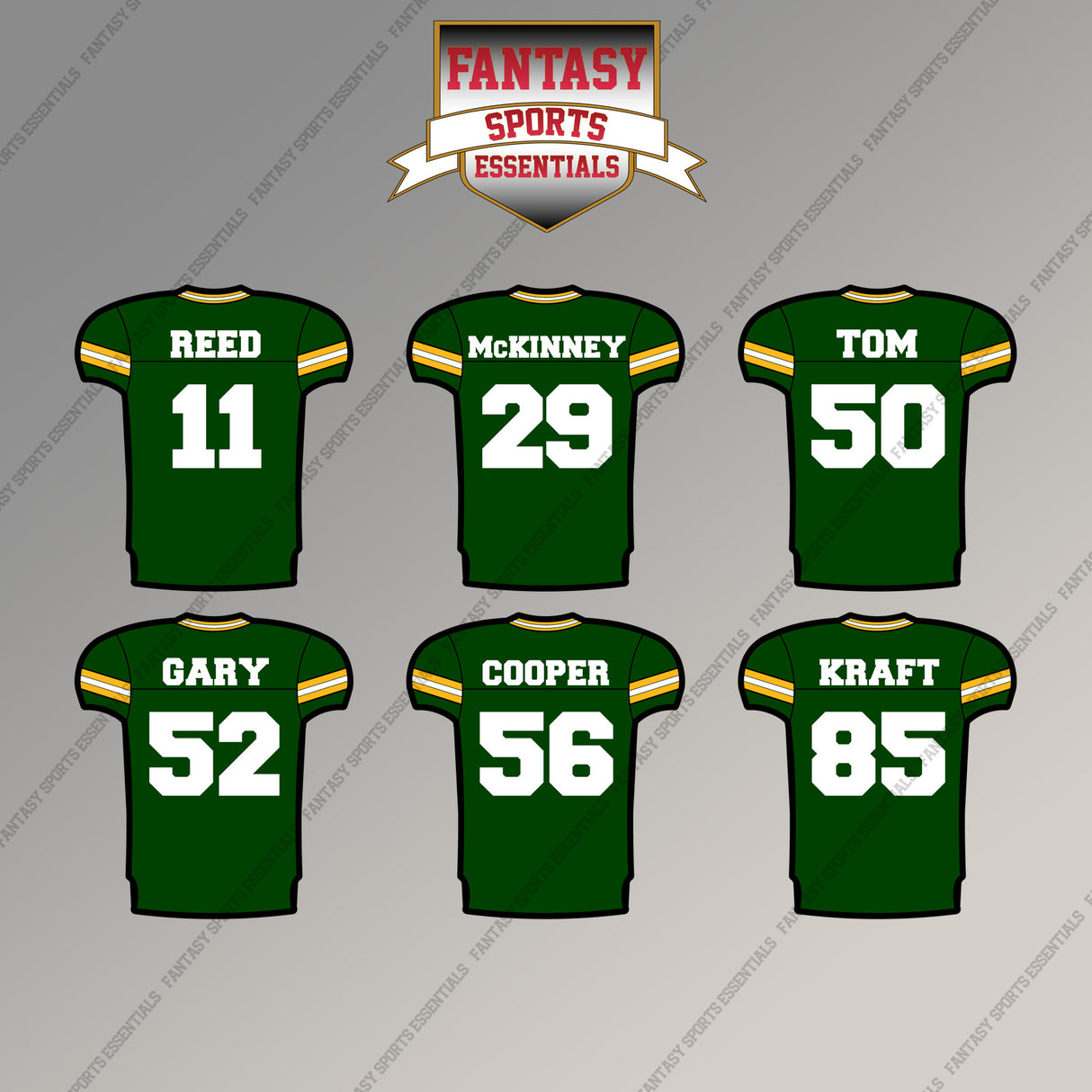 Green Bay Packers 2025 Home Jersey Magnets (Choose Your Player) Page 2