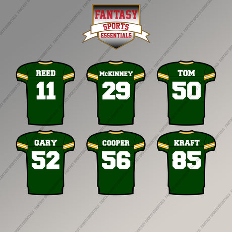 Green Bay Packers 2025 Home Jersey Magnets (Choose Your Player) Page 2