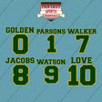 Green Bay Packers 2025 Name and Number Car Decals (Choose Your Player) Page 1