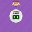 Green Bay Packers Personalized Current Away Jersey Buttons