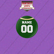 Green Bay Packers Personalized Current Home Jersey Buttons