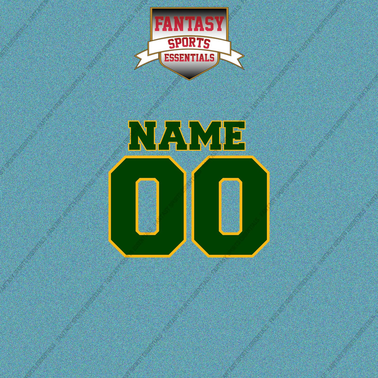 Green Bay Packers Personalized Current Name and Number Car Decals