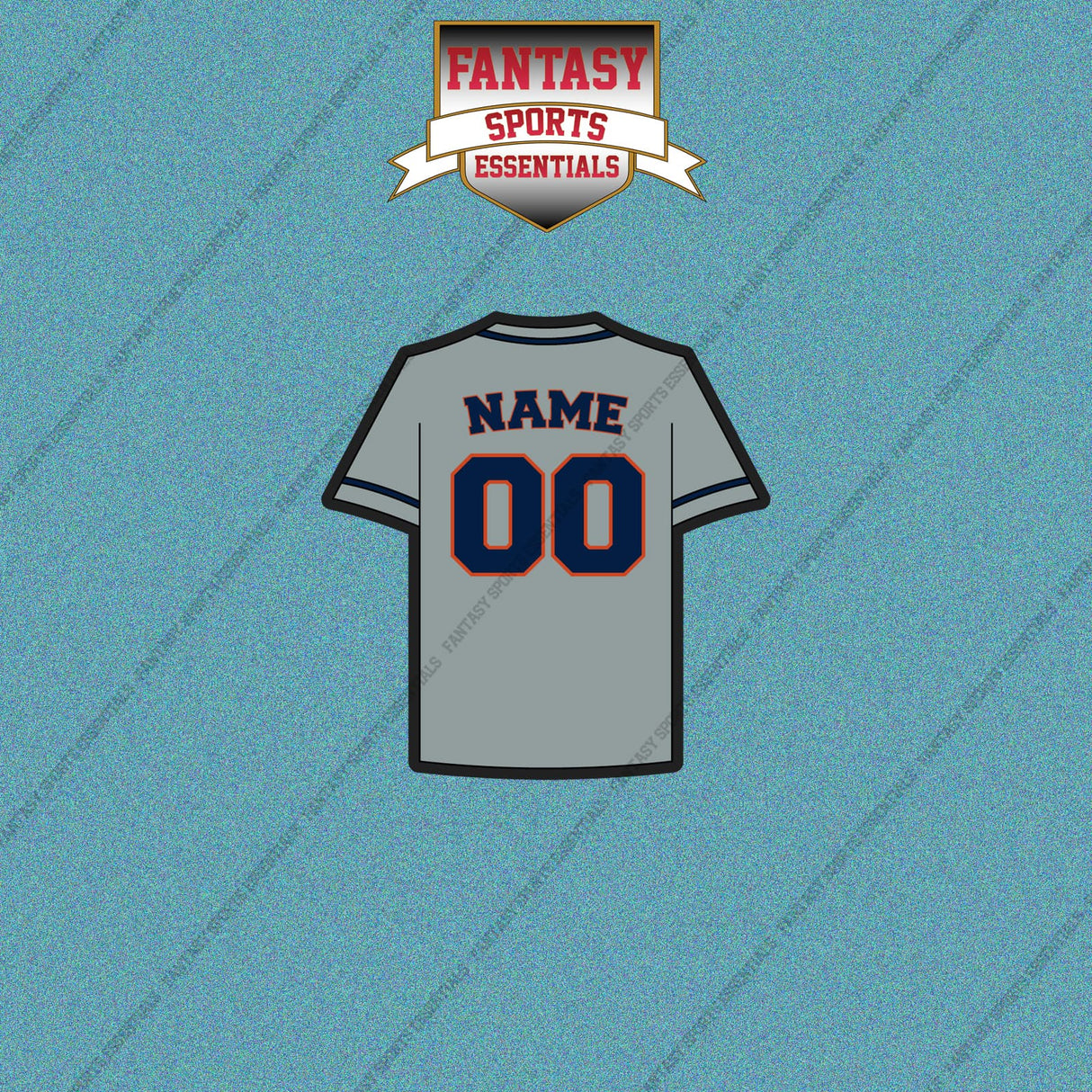 Houston Astros Personalized Current Away Jersey Car Decals