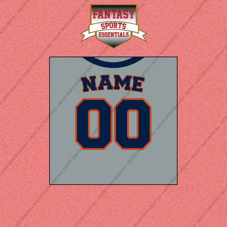 Houston Astros Personalized Current Away Jersey Wall Art Prints