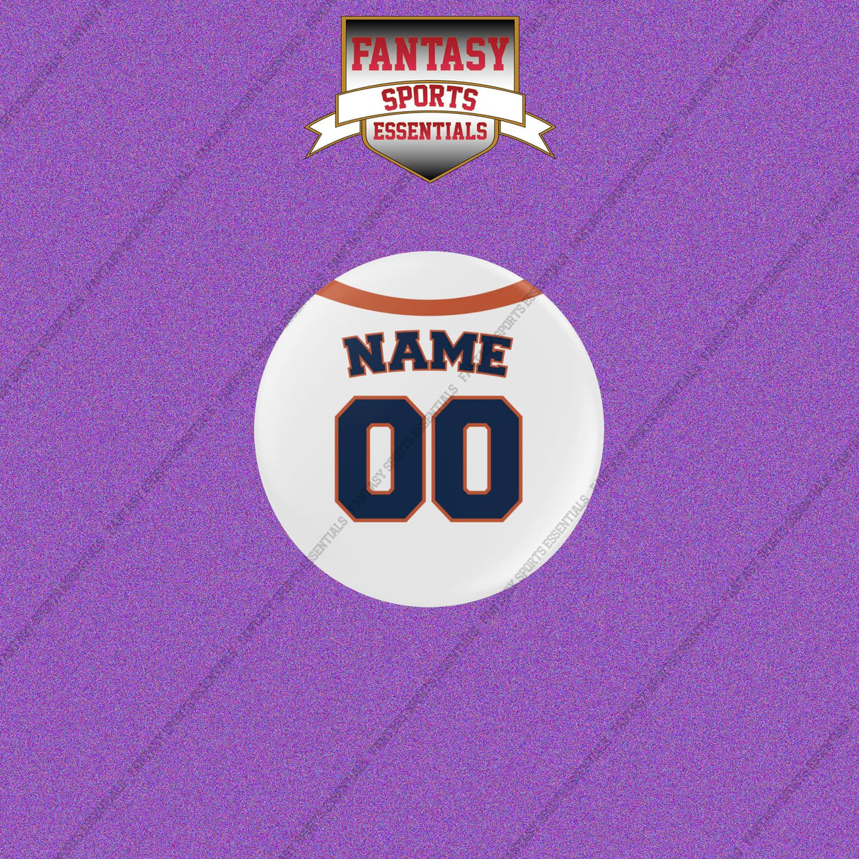 Houston Astros Personalized Current Home Jersey Buttons