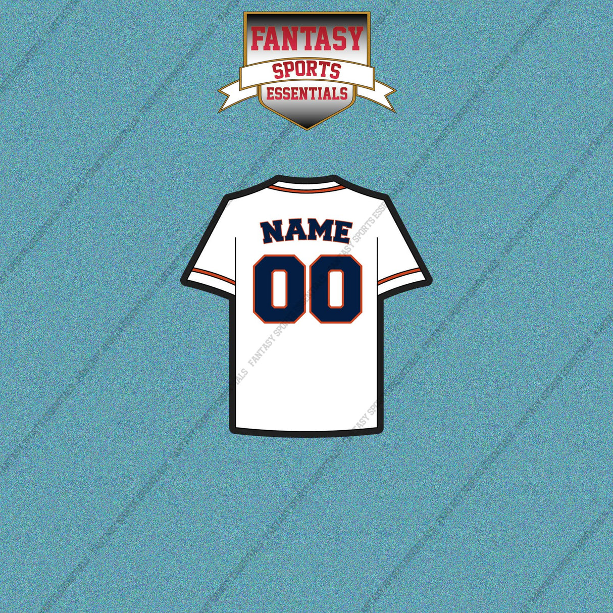 Houston Astros Personalized Current Home Jersey Car Decals