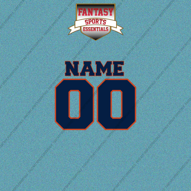 Houston Astros Personalized Current Name and Number Car Decals