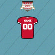 Houston Cougars Football Personalized Home Jersey Car Decals