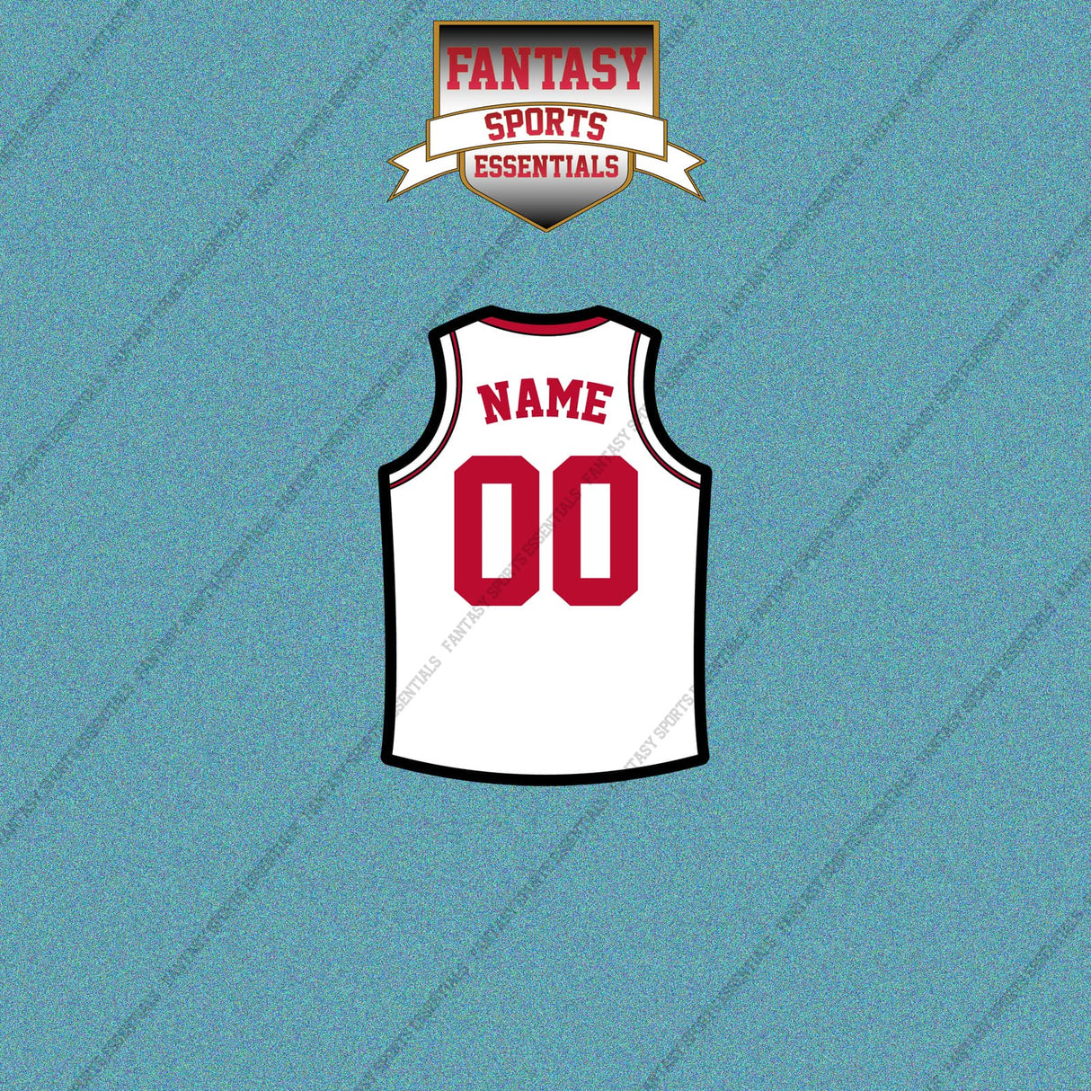 Houston Rockets Personalized Current Away Jersey Car Decals