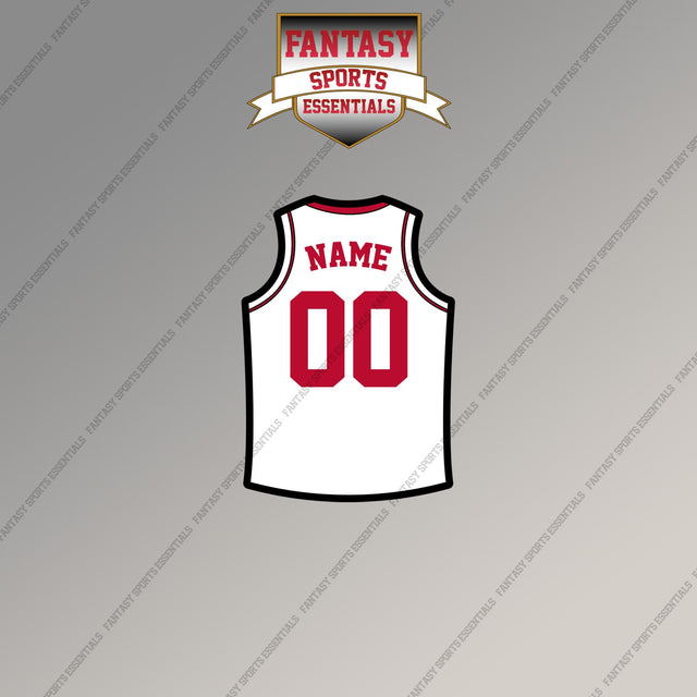Houston Rockets Personalized Current Away Jersey Magnets