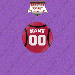 Houston Rockets Personalized Current Home Jersey Buttons