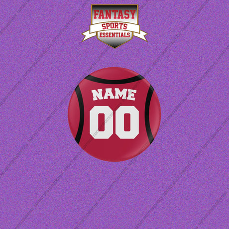 Houston Rockets Personalized Current Home Jersey Buttons