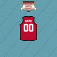 Houston Rockets Personalized Current Home Jersey Car Decals