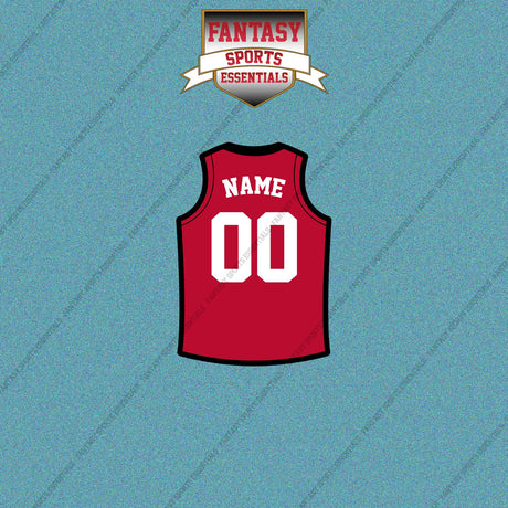 Houston Rockets Personalized Current Home Jersey Car Decals