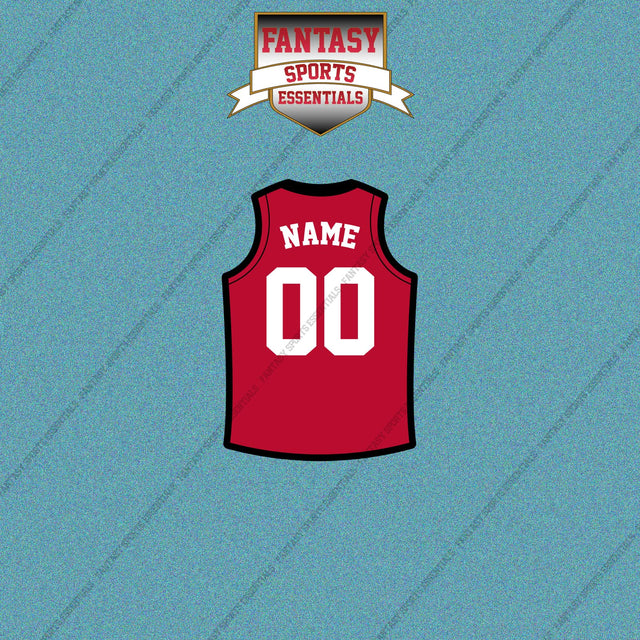 Houston Rockets Personalized Current Home Jersey Car Decals