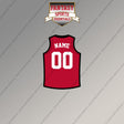 Houston Rockets Personalized Current Home Jersey Magnets