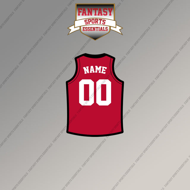 Houston Rockets Personalized Current Home Jersey Magnets