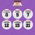Houston Texans 2025 Away Jersey Button Pins (Choose Your Player) Page 1