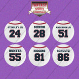 Houston Texans 2025 Away Jersey Button Pins (Choose Your Player) Page 2