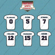 Houston Texans 2025 Away Jersey Car Decals (Choose Your Player) Page 1