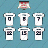 Houston Texans 2025 Away Jersey Car Decals (Choose Your Player) Page 1