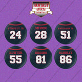 Houston Texans 2025 Home Jersey Button Pins (Choose Your Player) Page 2