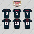 Houston Texans 2025 Home Jersey Glossy Stickers (Choose Your Player) Page 1
