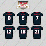Houston Texans 2025 Home Jersey Glossy Stickers (Choose Your Player) Page 1