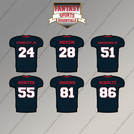 Houston Texans 2025 Home Jersey Magnets (Choose Your Player) Page 2