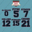 Houston Texans 2025 Name and Number Car Decals (Choose Your Player) Page 1