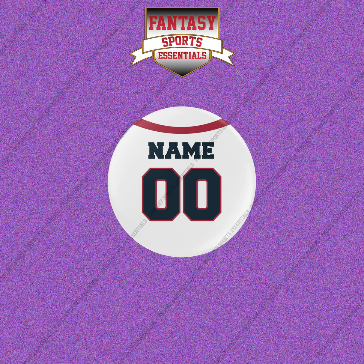 Houston Texans Personalized Current Away Jersey Buttons