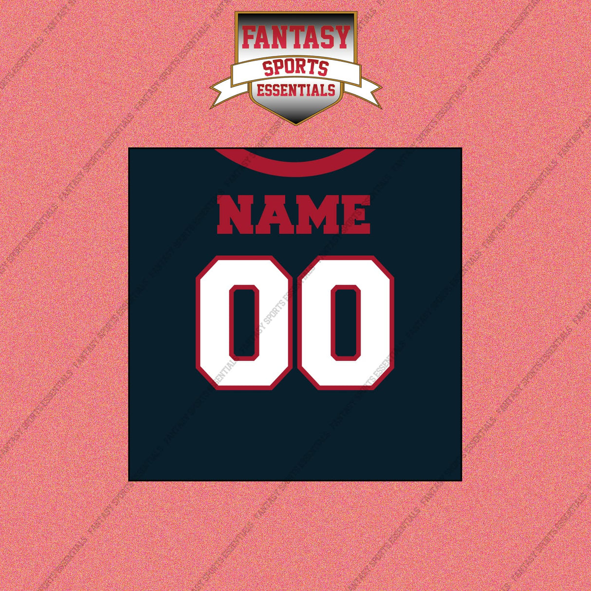 Houston Texans Personalized Current Home Jersey Wall Art Prints