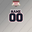 Houston Texans Personalized Current Name and Number Magnets