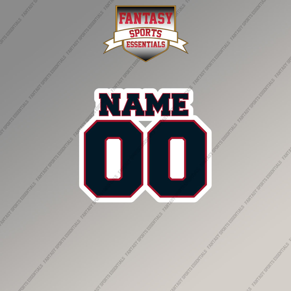 Houston Texans Personalized Current Name and Number Magnets