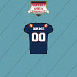 Illinois Fighting Illini Football Personalized Home Jersey Car Decals