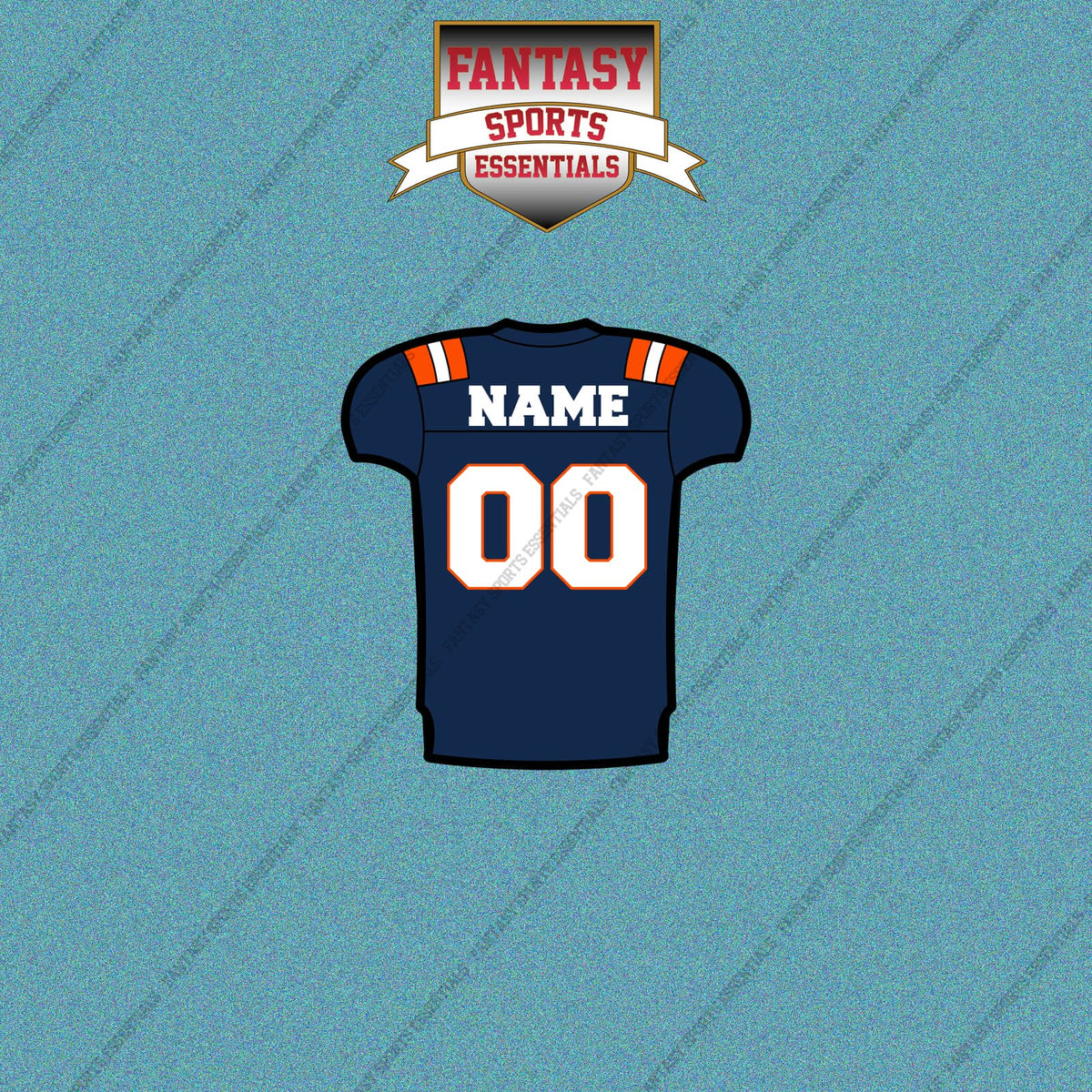 Illinois Fighting Illini Football Personalized Home Jersey Car Decals