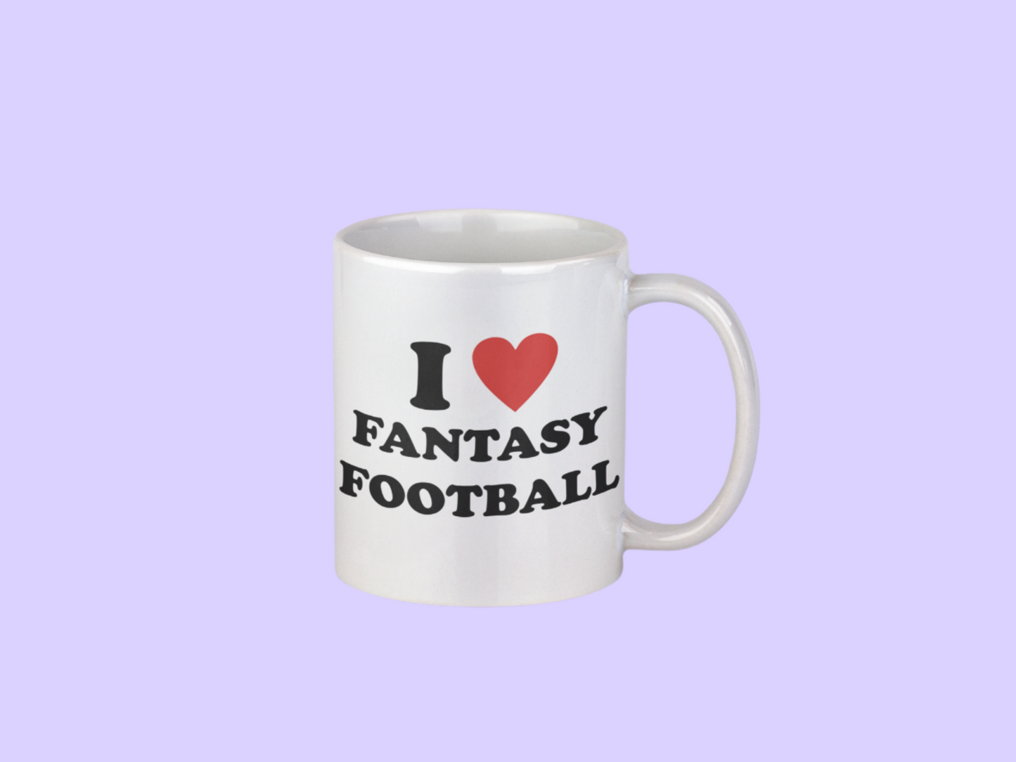 Fantasy Sports Essentials Exclusive I Love Fantasy Football 11 oz Mug