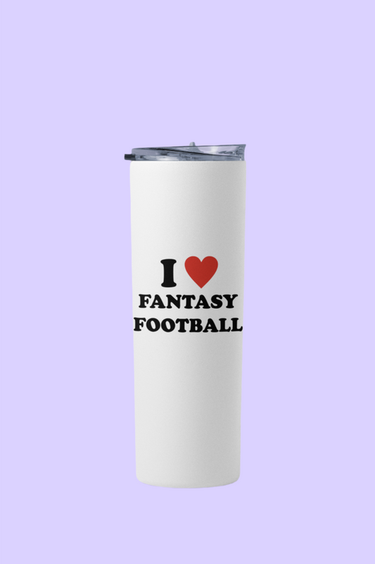 Fantasy Sports Essentials Exclusive I Love Fantasy Football 20 oz Tumbler