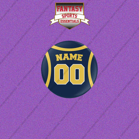 Indiana Pacers Personalized Current Home Jersey Buttons