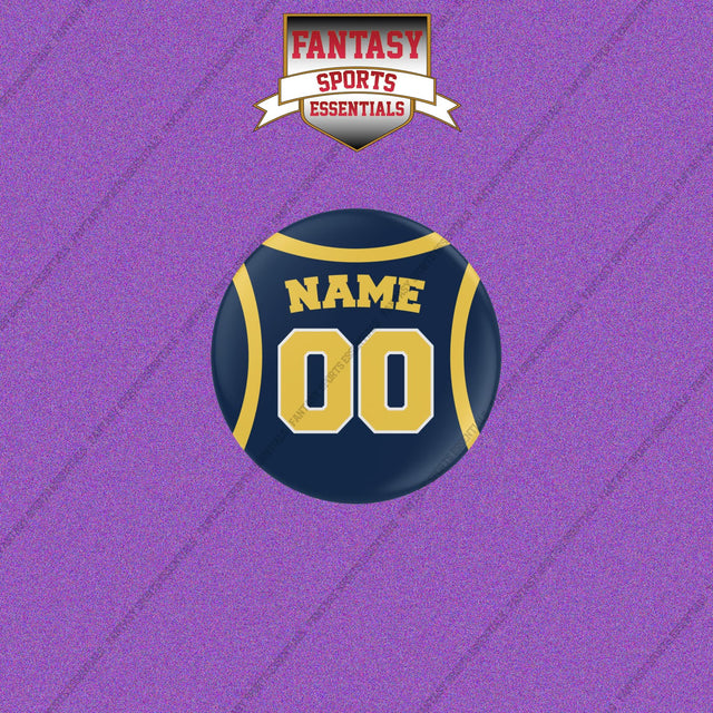 Indiana Pacers Personalized Current Home Jersey Buttons