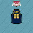 Indiana Pacers Personalized Current Home Jersey Car Decals