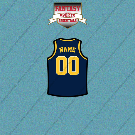 Indiana Pacers Personalized Current Home Jersey Car Decals