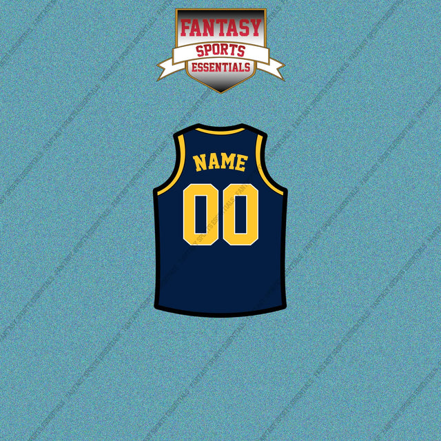 Indiana Pacers Personalized Current Home Jersey Car Decals