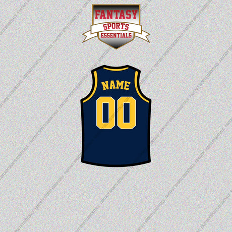 Indiana Pacers Personalized Current Home Jersey Glossy Stickers
