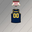 Indiana Pacers Personalized Current Home Jersey Magnets