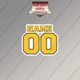 Indiana Pacers Personalized Current Name and Number Magnets