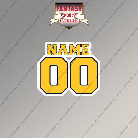 Indiana Pacers Personalized Current Name and Number Magnets