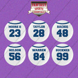 Indianapolis Colts 2025 Away Jersey Button Pins (Choose Your Player) Page 2