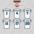 Indianapolis Colts 2025 Away Jersey Glossy Stickers (Choose Your Player) Page 1