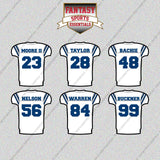 Indianapolis Colts 2025 Away Jersey Glossy Stickers (Choose Your Player) Page 2